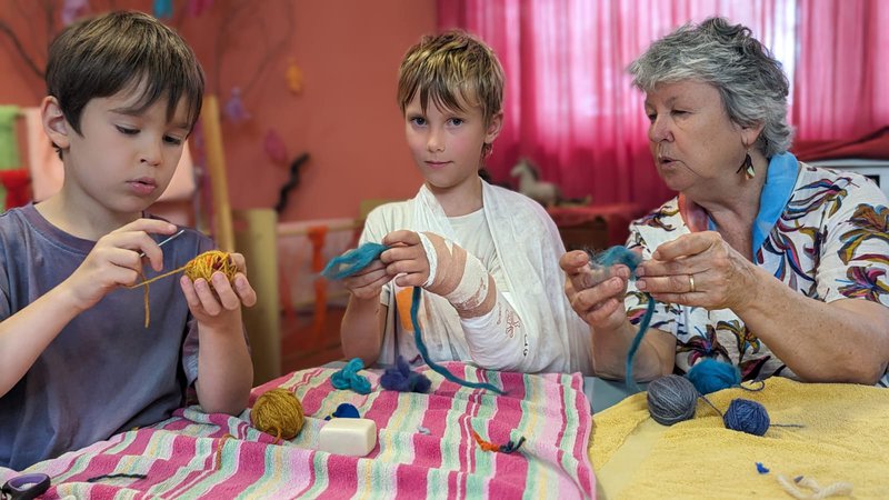 Class 1 Handwork - Christmas Baubles