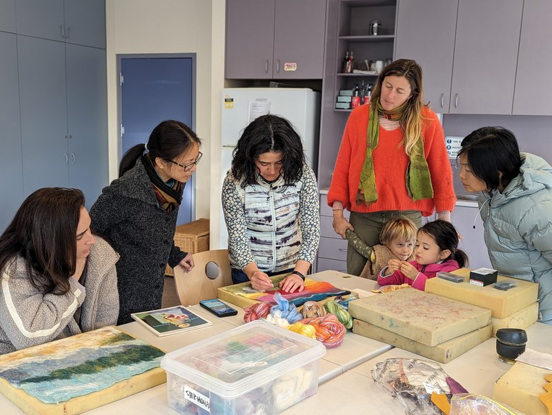 Needle Felting in Parent Craft