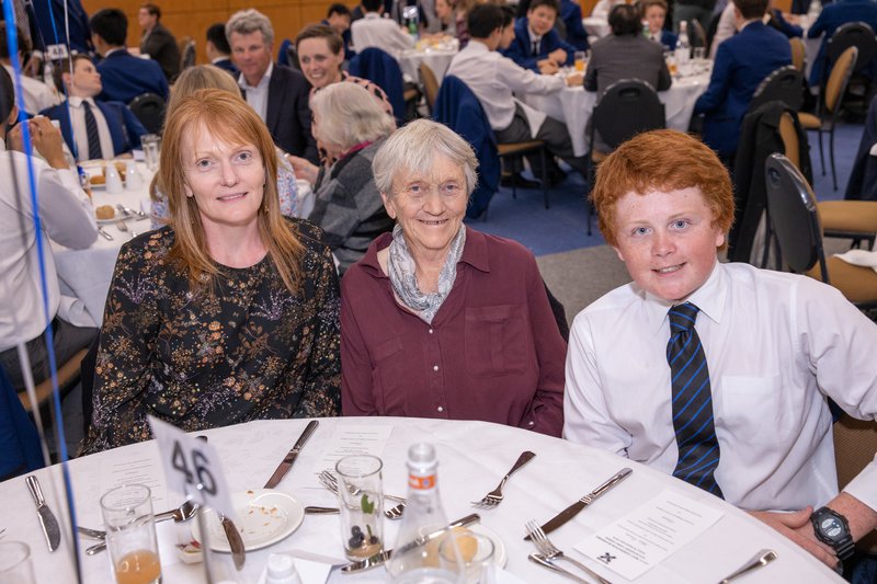 Sam Stone with his aunty and grandmother