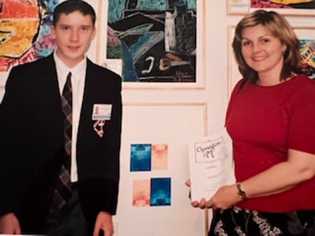 Jacob and Mrs Debra Brattoni at the Art Gallery of NSW