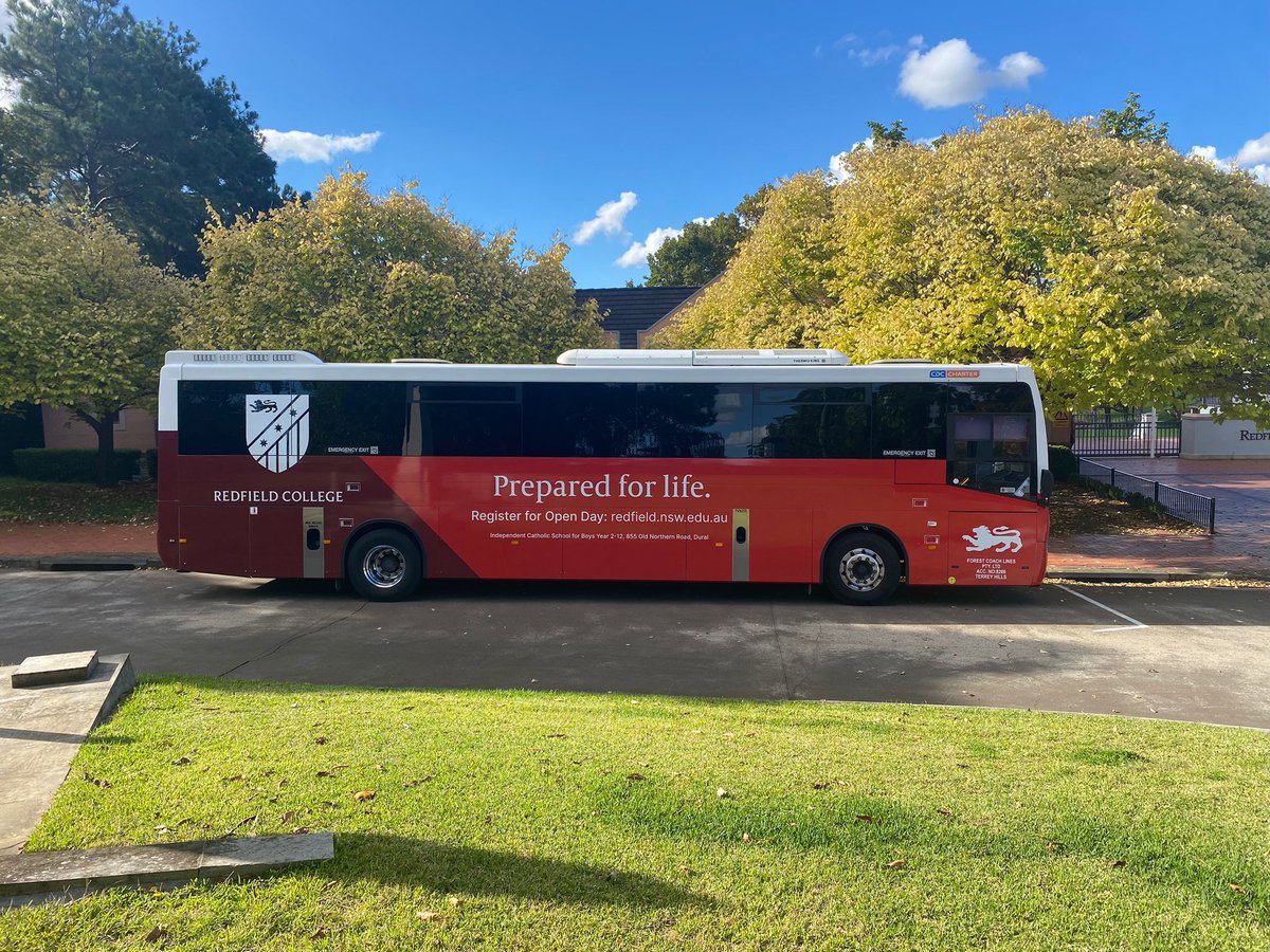 New Redfieldbranded bus and route