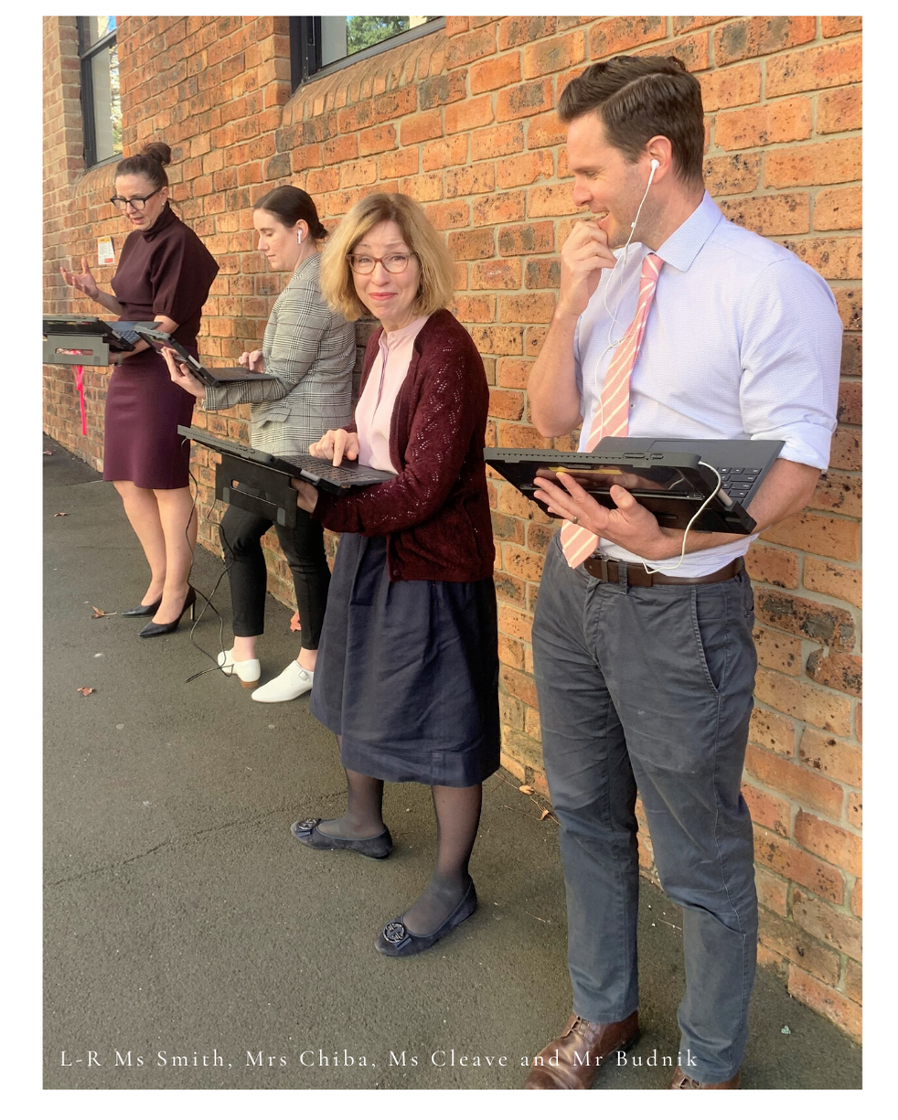 'On-line' English assessment supervision during an evacuation