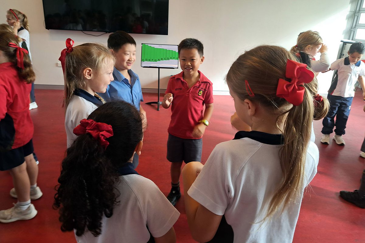 Year 2 Visit Ascham to Share Music and Fun