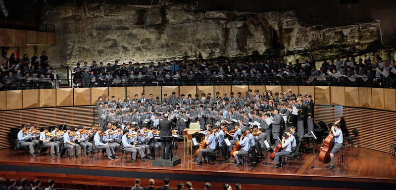 Edgecliff Boys Take Part in School Farewell Concert for Dr Malpass