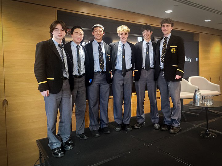 Grammar boys in the final of the NSW Monetary Policy Challenge