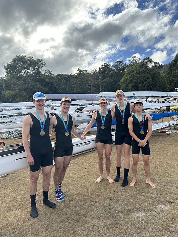 Gold Medal at the National Rowing Championships