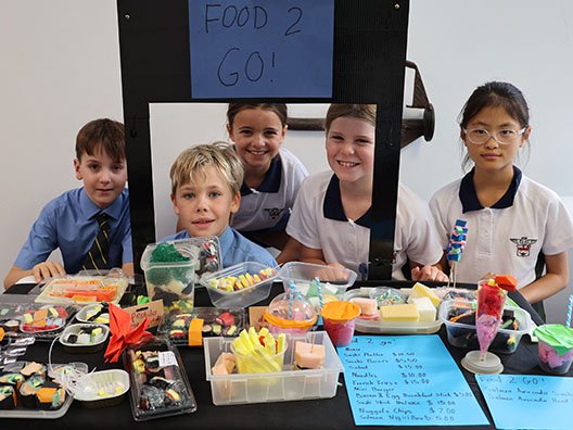 Year 4 Co-Education Art Day - Sham Sushi Shop with artist Jane Gillings