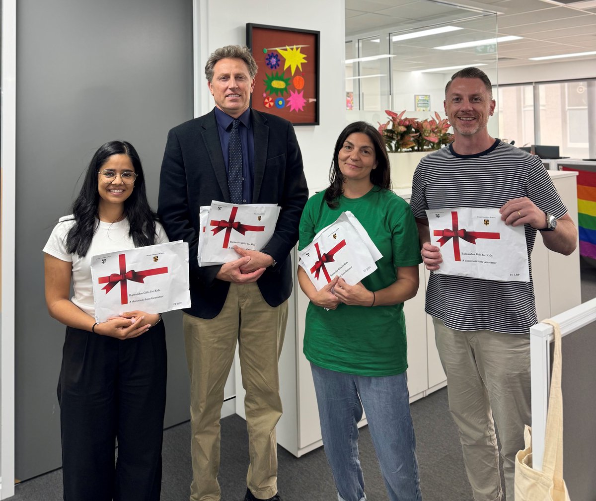 Barnardos end of year charity collection