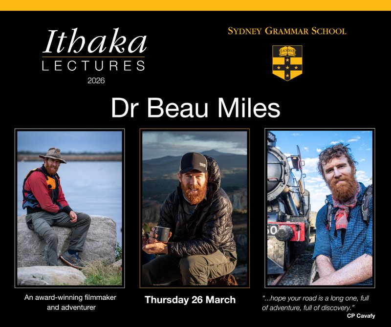 Ithaka Lecture Series - Dr Beau Miles