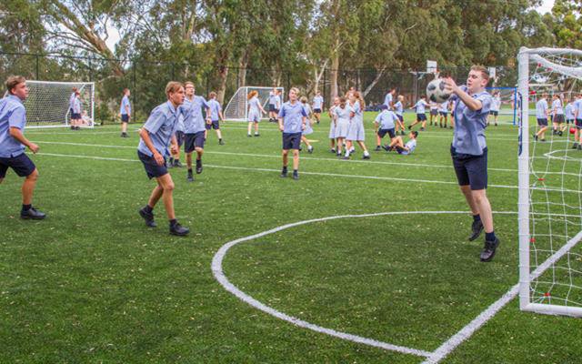 New sports facilities and playground areas