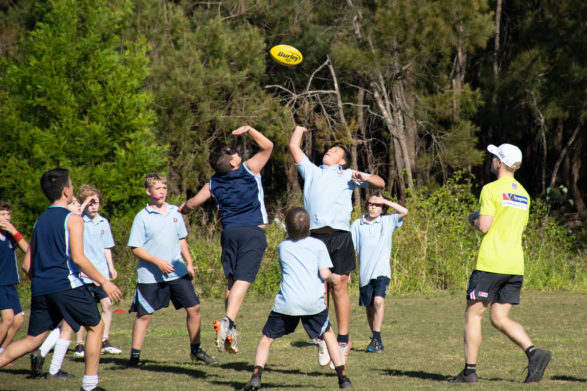 Primary boys impress in first-ever Shire Christian AFL team