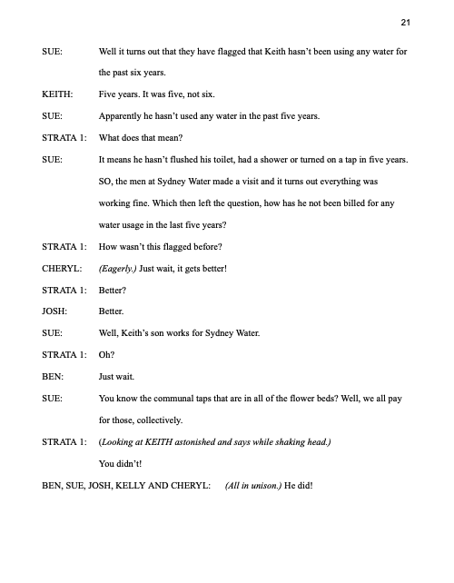 Script extract