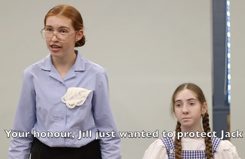 Jill's lawyer (Chloe) tries to prove that Jill (Naomi) was innocent.