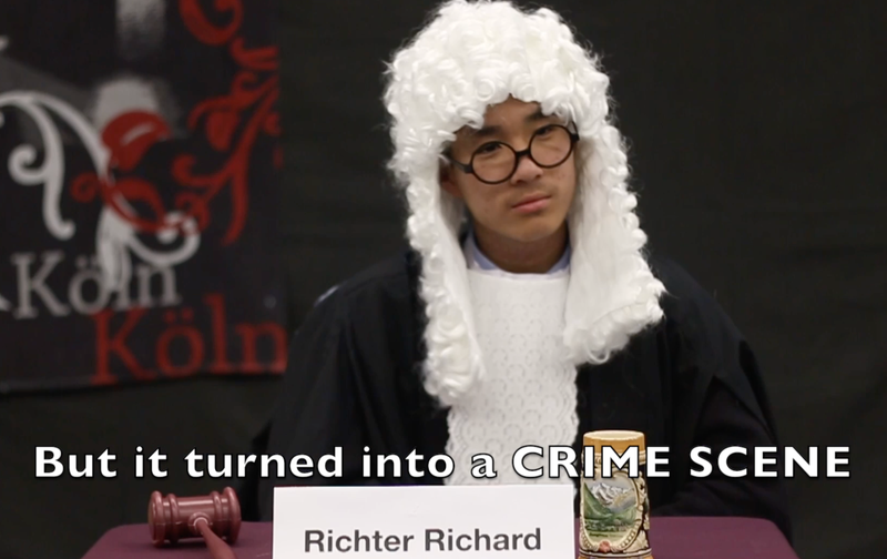 Josh as the judge